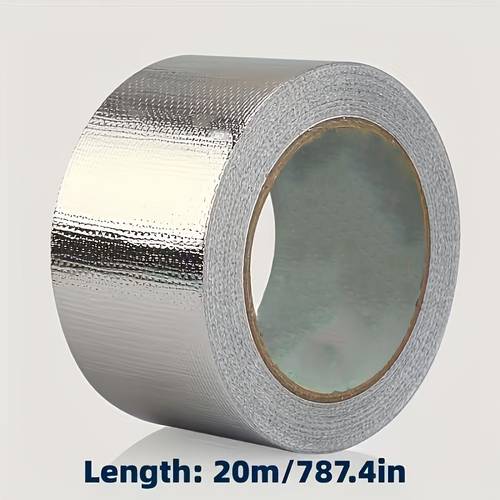787 4 inch heavy duty high temperature glass fiber aluminum foil tape durable waterproof and fireproof insulation solution for hvac sealing pipes ducts and high temperature resistant tape glass fiber tape