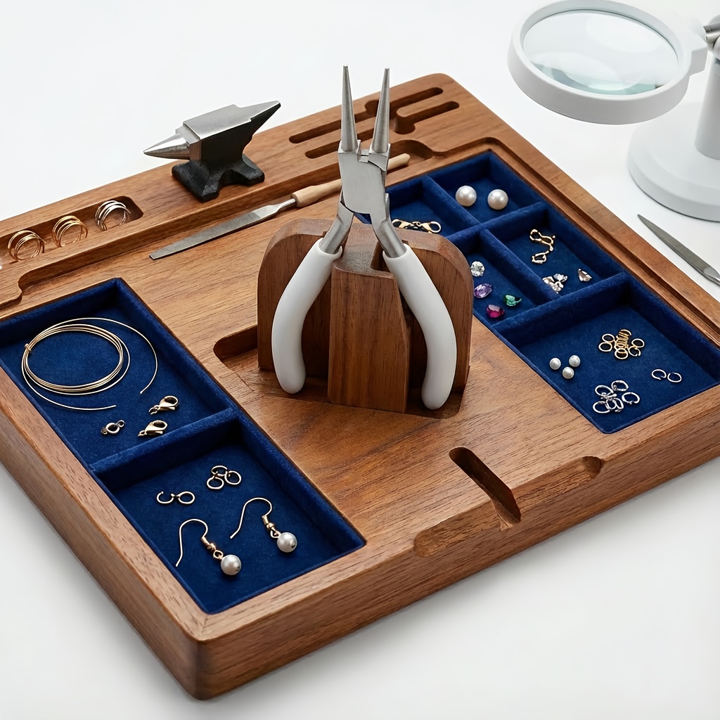 TEMU Mini-pinces rondes à bec de 5 pouces nickelées | Pinces à bijoux antidérapantes et antirouille | pour la fabrication de bijoux, le bricolage, ,
