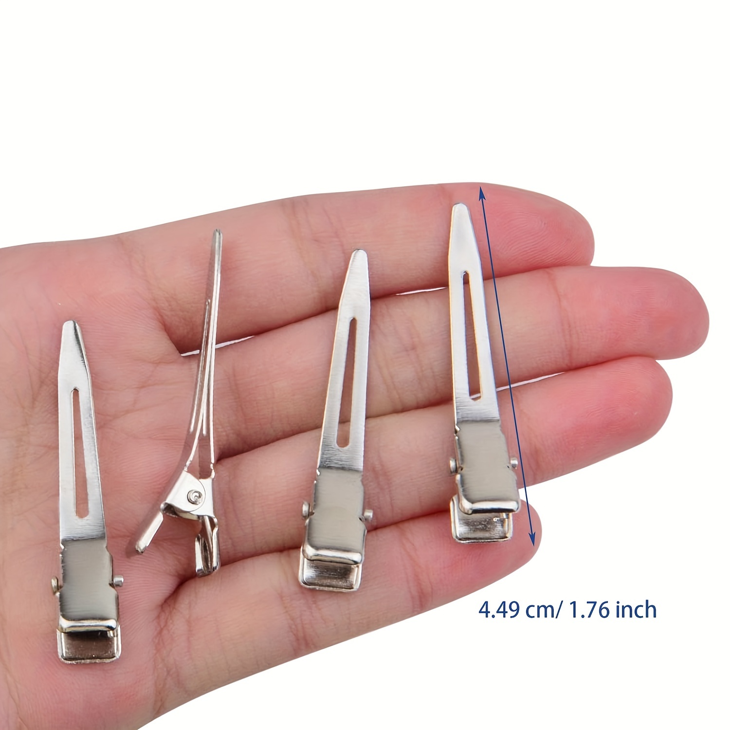 24pcs mini single prong curl metal hair clips dreads lock Temu