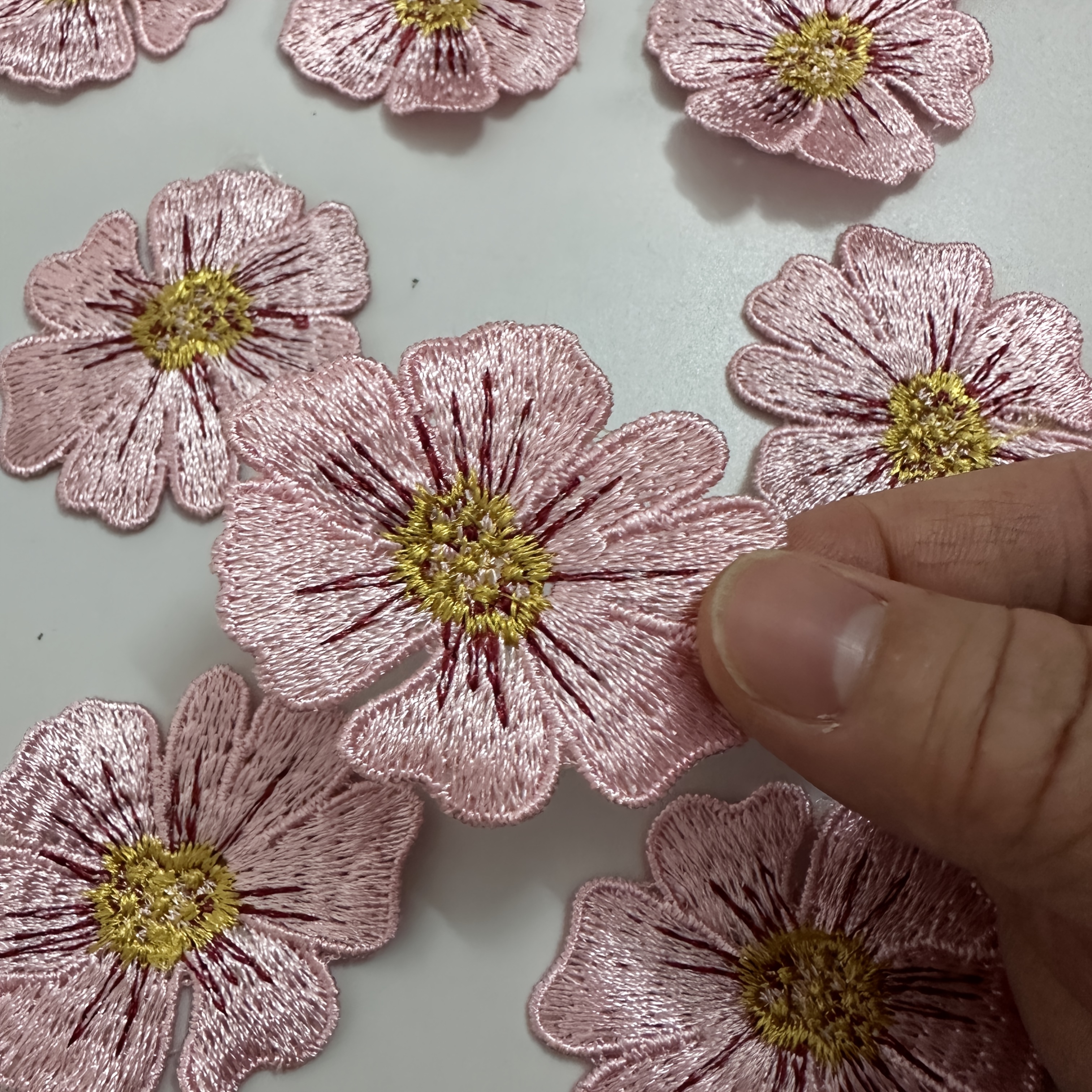5pcs Lace Embroidered Patches for Clothing