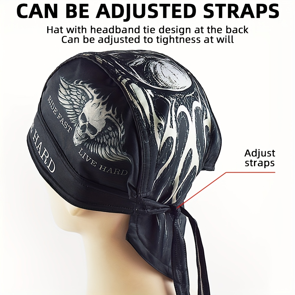 bandana under bike helmet GripGrab Summer Cycling UV Protection Headwrap Black Hoo Rag Bandana - Under
