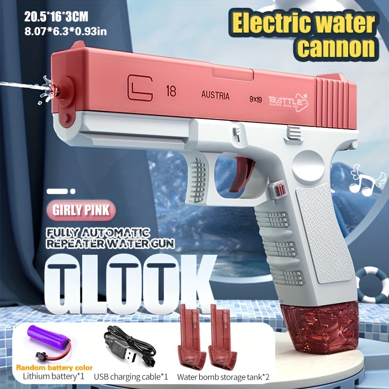 Electric Water Gun Toy Gun Pistol Adults Children Range - Temu