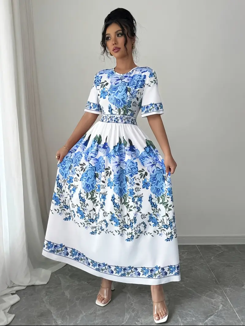 summer casual fashion short sleeve floral placement print - Temu Mauritius summer casual fashion short sleeve floral placement print - Temu Mauritius