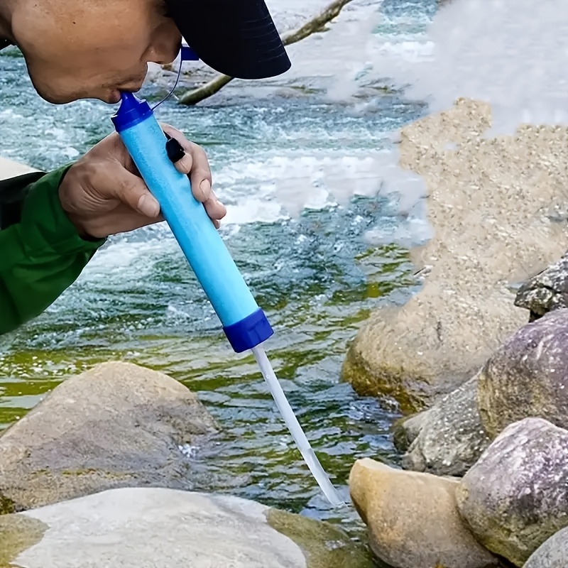 

Outdoor Water Filter Purifier, Portable Survival Straw, Suitable For Travel, , Camping, Emergency - Abs Material, Suitable For Christmas, Halloween, Thanksgiving, New Year, Ramadan Gifts