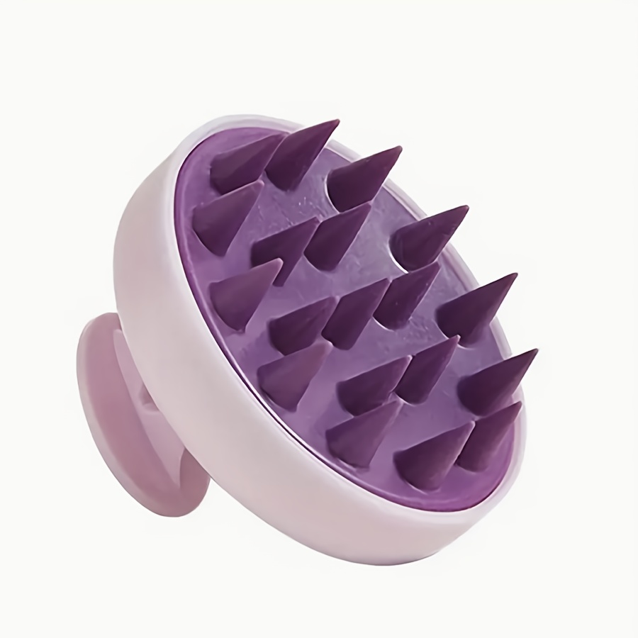 Silicone Bath Brush for Adults & Babies - Soft Scalp Massager with Rounded Tip, Gentle Detangling Shampoo Brush, Unscented Hair Care & Body Massager, Durable Non-Toxic Silicone - Battery-Free Bath Tool
