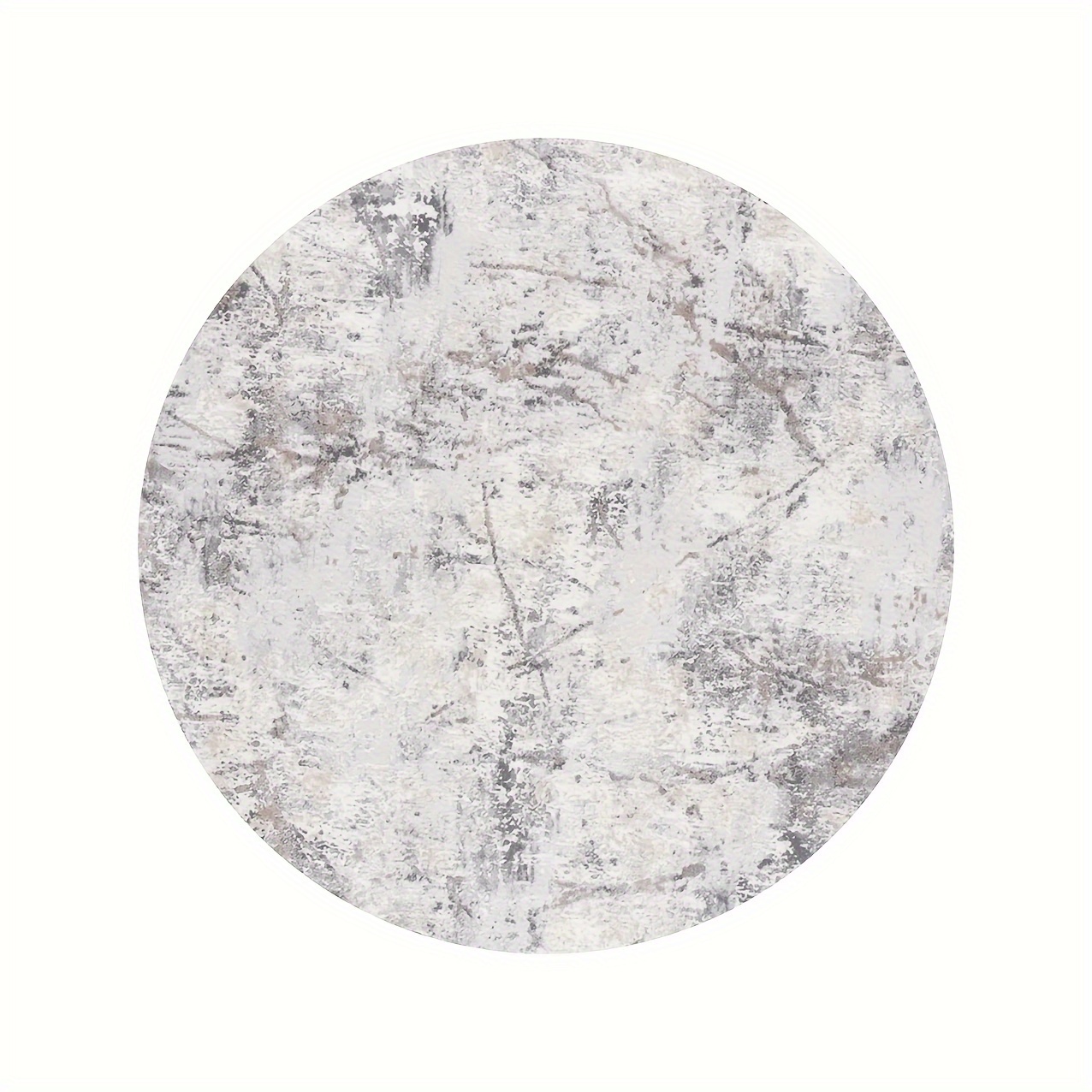 TEMU 1pc Gray And White Modern Gradient Flannel Printed Carpet | Thin, Short Plush, Suitable For Bedroom, Kitchen, Living Room, Sizes , 0.39 Inches