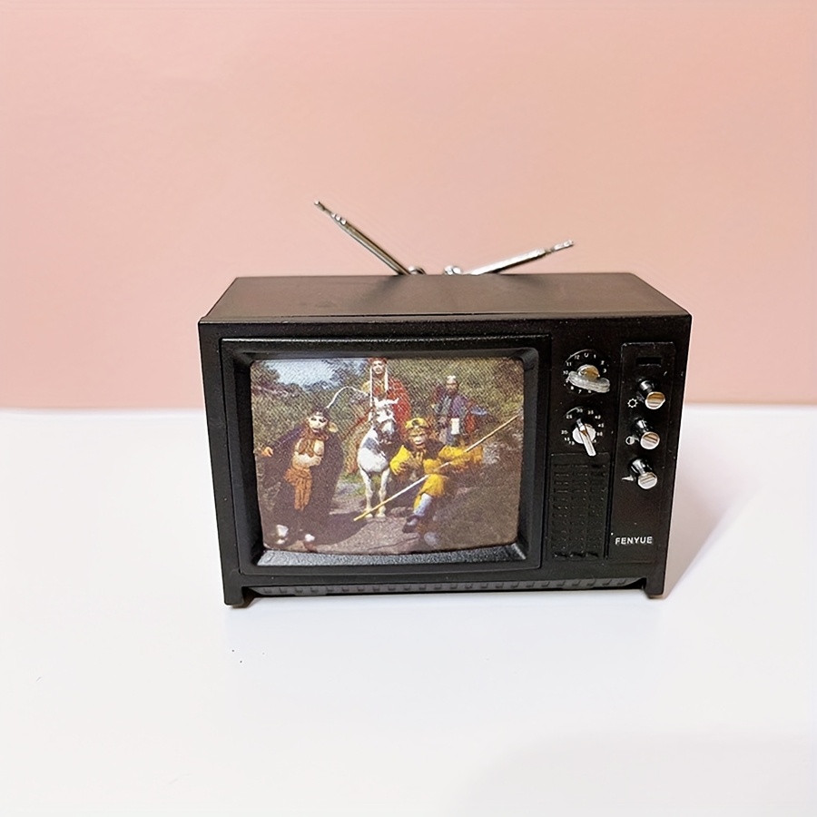 

Miniature Tv Set, Plastic , And , For , Collectible Miniature For Adults And 14+