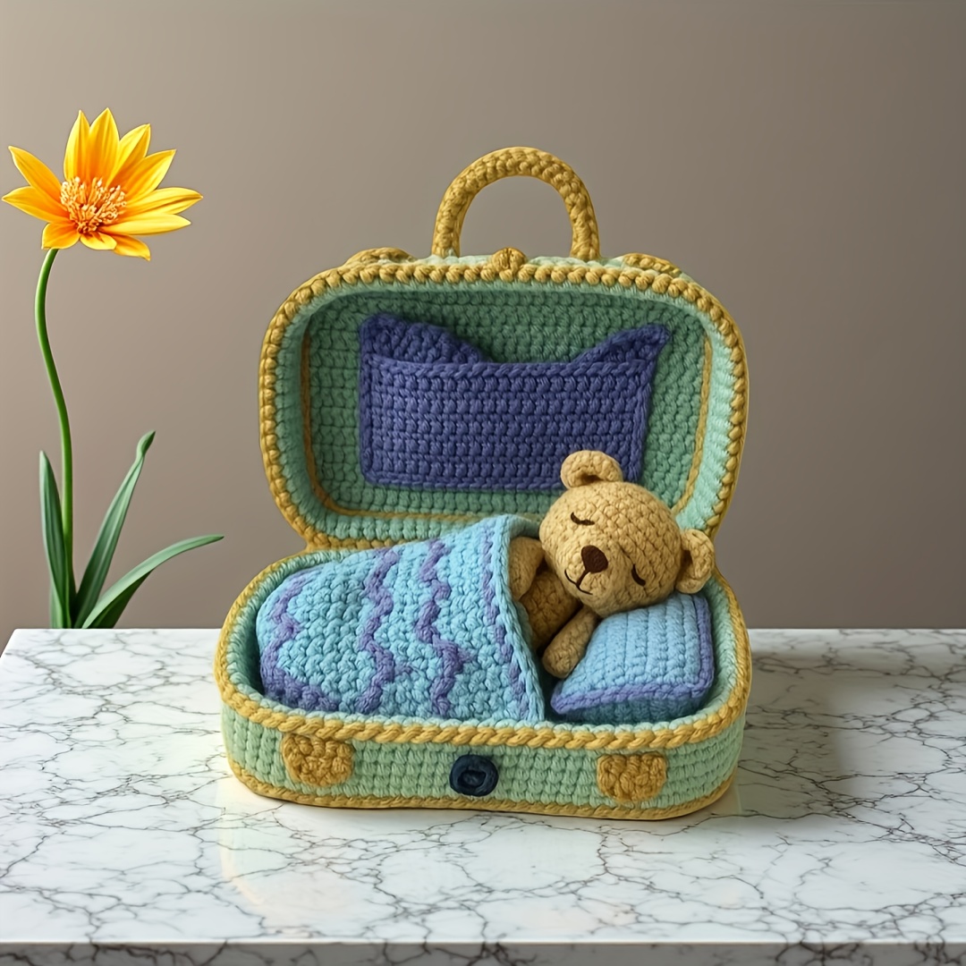 3 different   bear crochet kits teddy bear crochet sets in the   complete crochet box teddy bear with step by step text tutorial pdf file multiple colors   from including a full set of crochet tools Product details 3