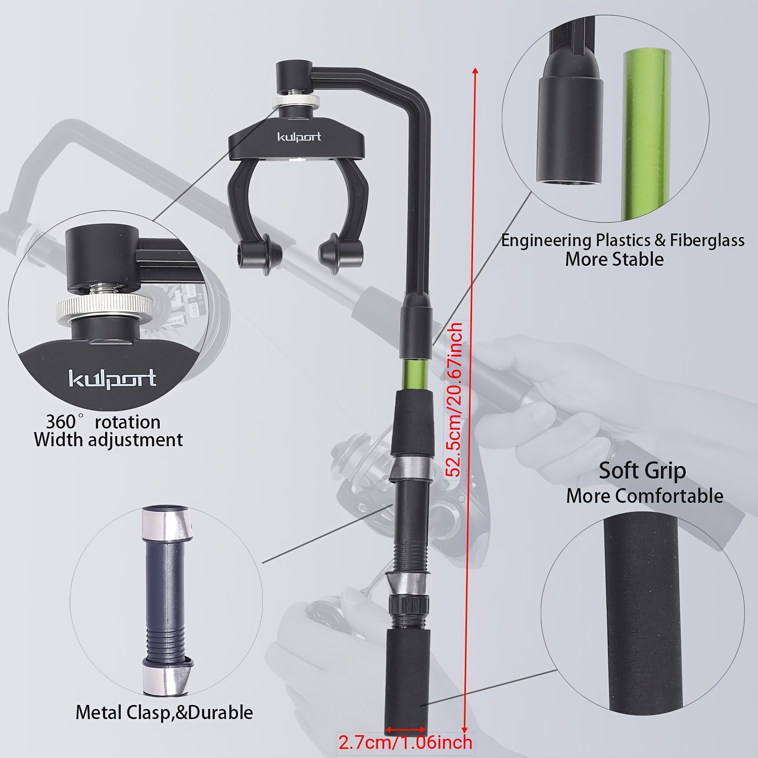no line twist fishing line spooler adjustable portable reel winder spooling station for most fishing reels