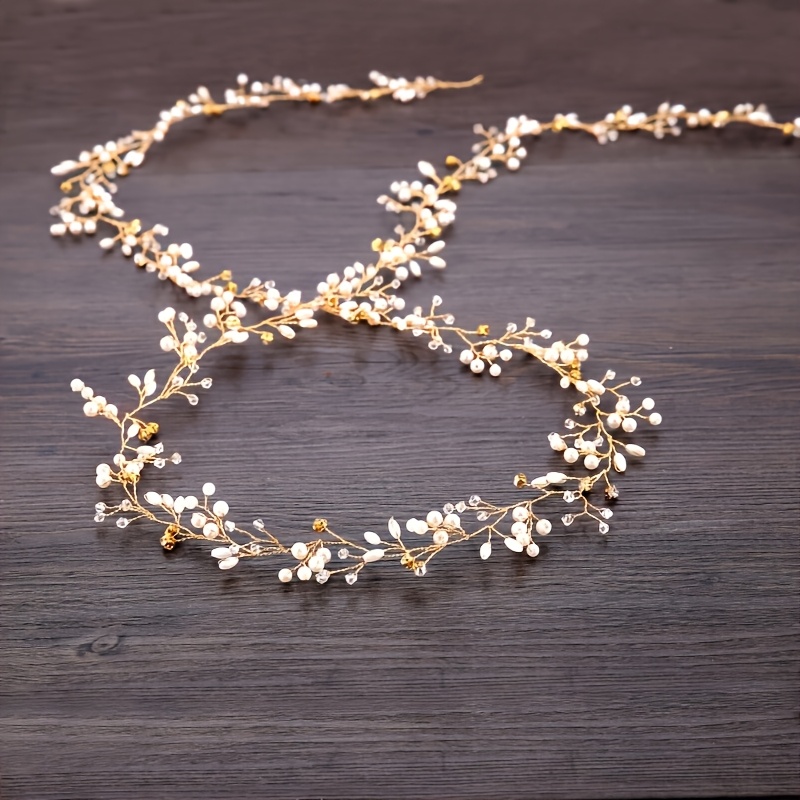 E-shop Luxuriöses Kristall-Stirnband für Damen Strass Party Blatt Haarband Braut Hochzeit Haarverzierungen Schmuck Stirnband