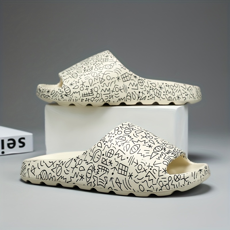 adidas gazelle silver green womens Graffiti Summer Slides  Eccentric You