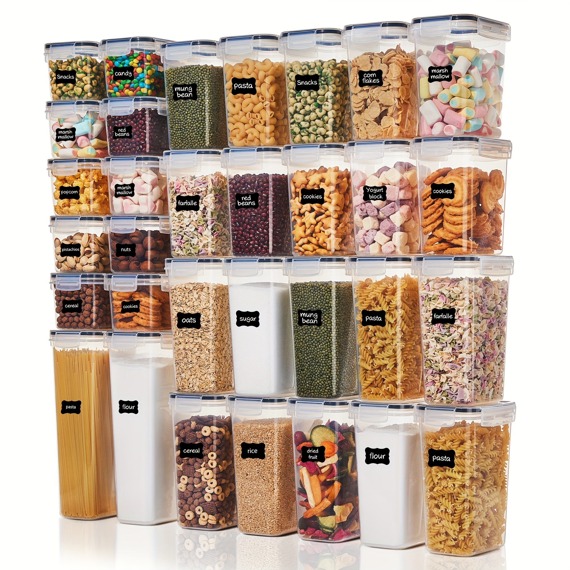 food storage container set kitchen organizers - Temu Canada