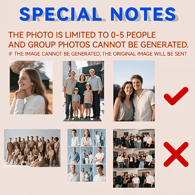 Personalized Cartoon Image Puzzle, Custom Family Portrait