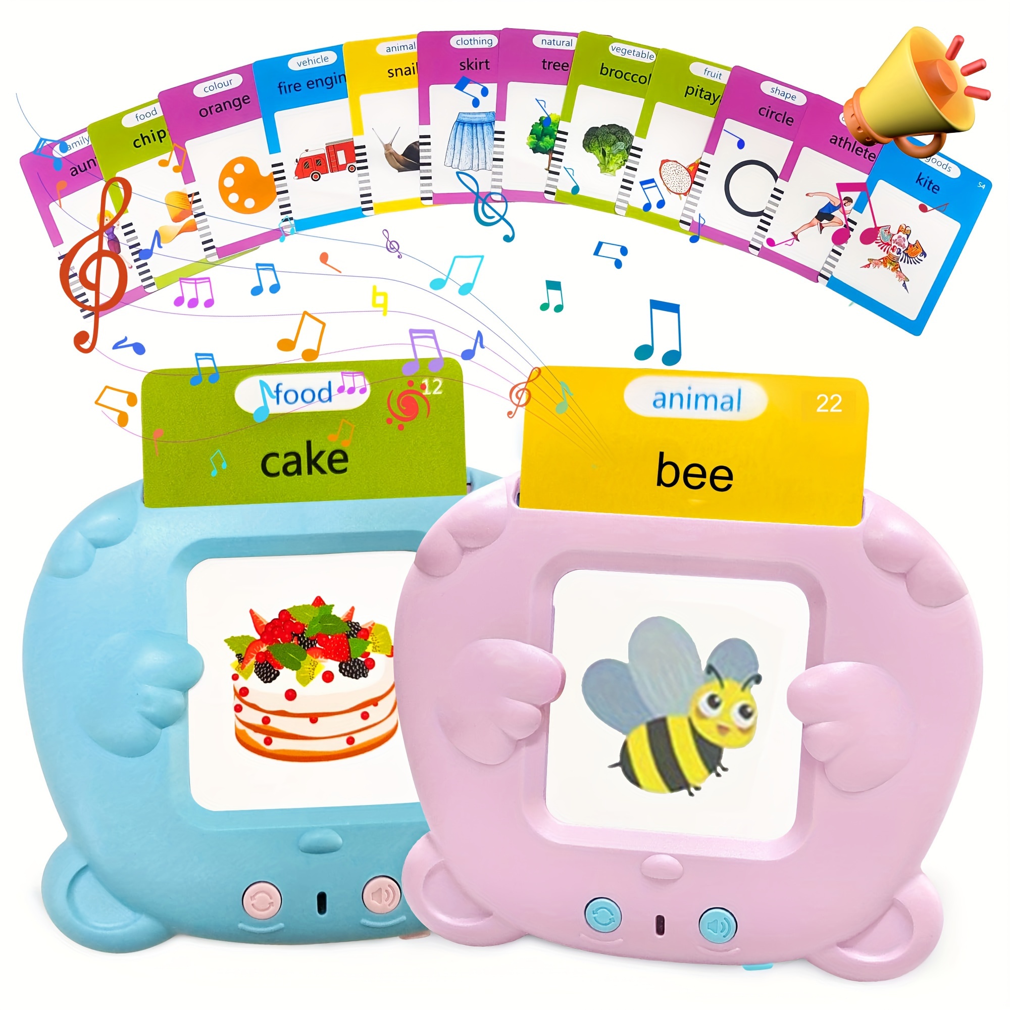 

Interactive Toy 112 Flashcards (224 ) - Usb Rechargeable, /, Abs - For ' & , Educational