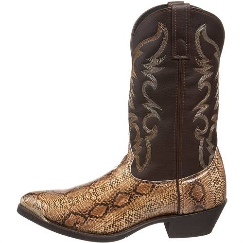 mens calf boots in a new european and for the autumn and winter featuring retro british design with embroidered western cowboy elements as well large size options