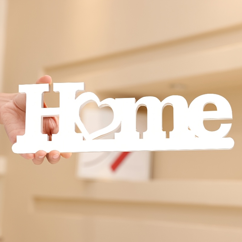 1pc Romantic English Letter Family Ornament - Ambient Room Decor For Weddings And Bedrooms, Easy Label For Study And Bedroom Decoration Halloween Christmas Decoration