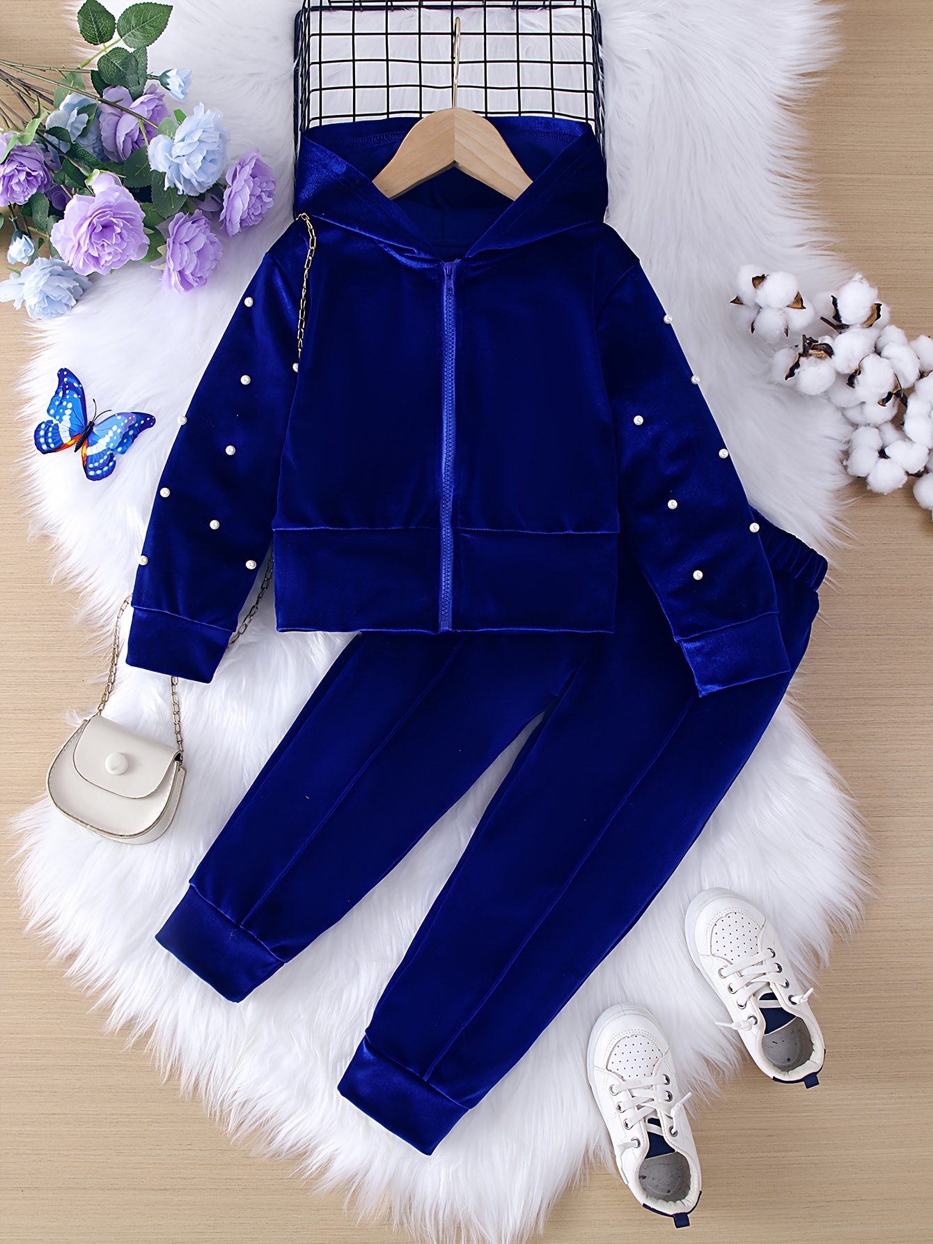 Jogging Pants Girls Velvet Joggers Girls Sweat Suit Buy
