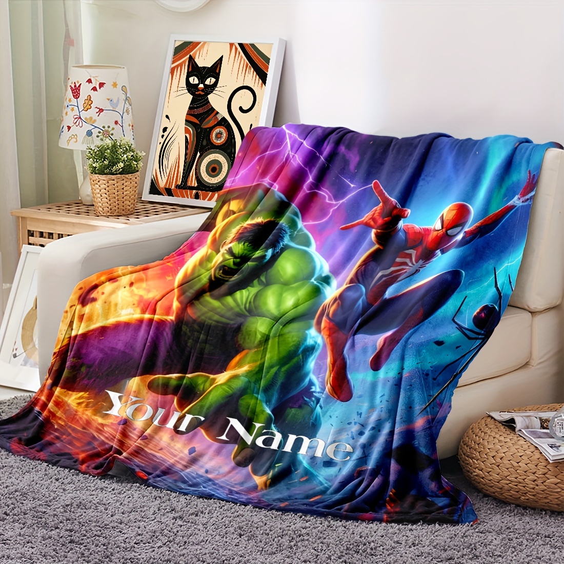 

& 3d Blanket - , - & For , Bed, , & Camping - Hypoallergenic - Christmas For