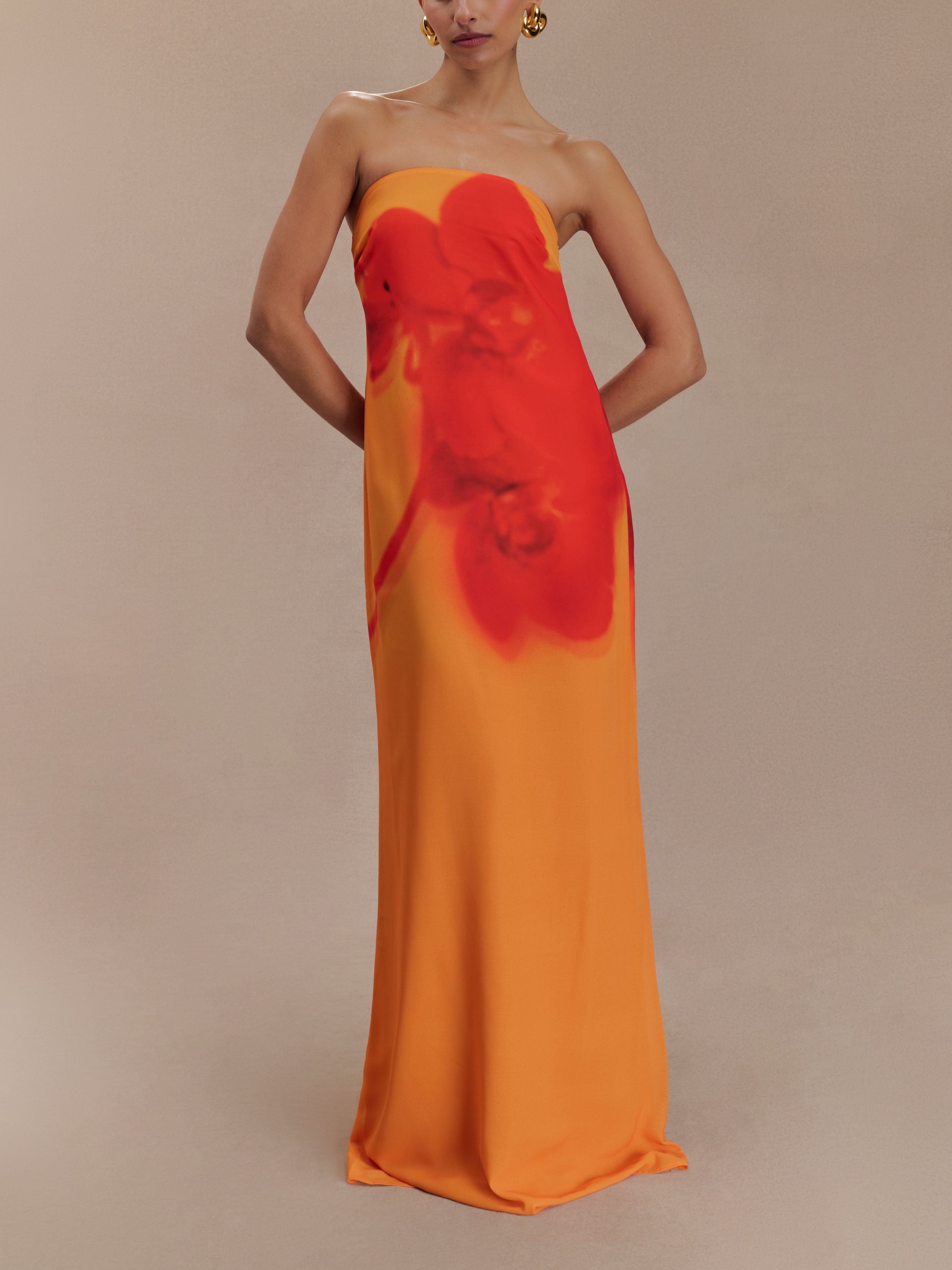 slim fit dress slacks Ombreprom Wedding Dress Fashion A Line Strapless Satin Bridal Gown with Slit