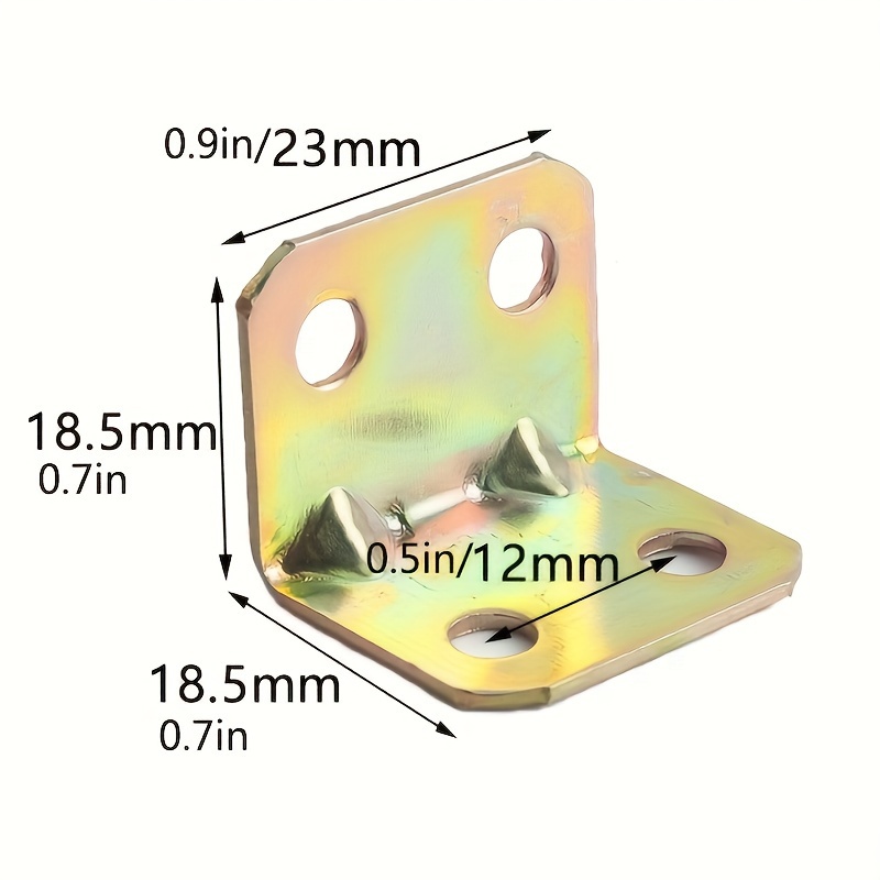 Metal L shaped Corner Braces Rust Resistant 90 Degree Angle - Temu