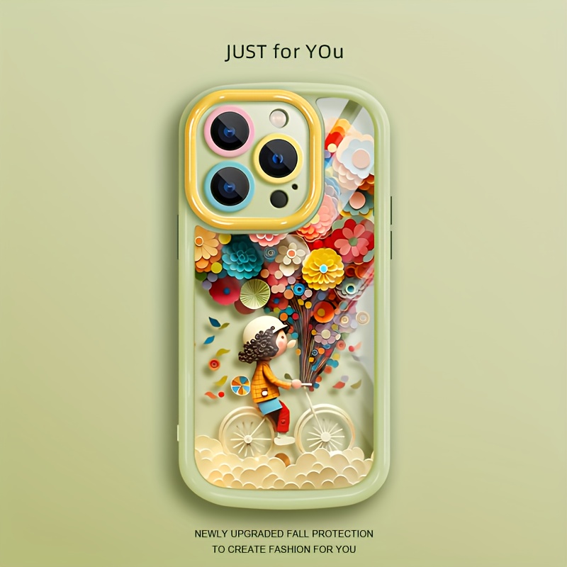 Adorable cartoon couple bear pattern phone case, for iPhone 15 Pro Max mobile phone case High-end quality mobile phone case 14Pro/13 Pro/12Pro/12 for men and women, Anti-drop case anti-scratch High Quality phone case - Image 5