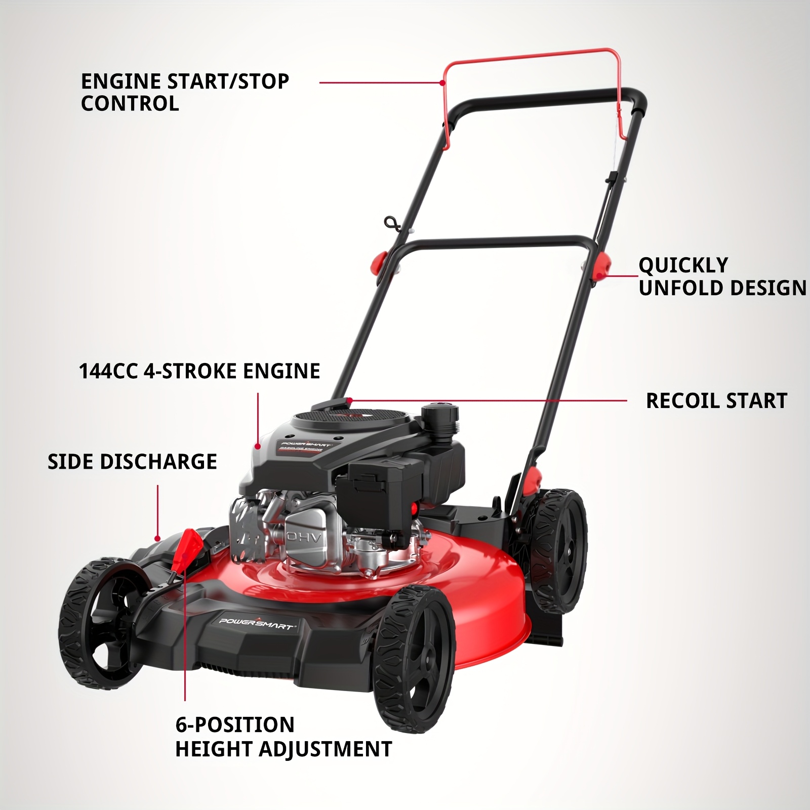 PowerSmart Lawn Mower - Ready for Operation