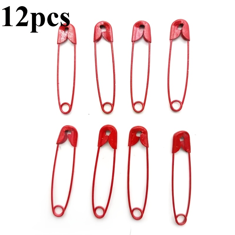 TEMU 12 Pines Grandes de 2.17 Pulgadas Rojos, , Material para Llaveros con Cuentas Hechos a , Suministros para Hacer Broches a , Pines para Etiquetas