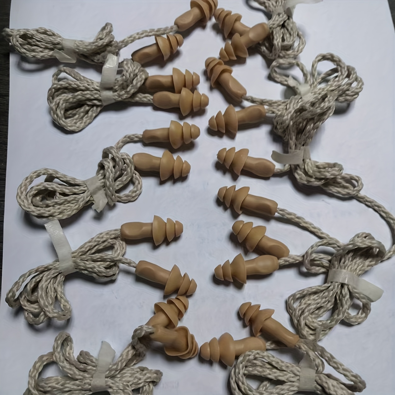 TEMU 10 Pairs Of Bagged Swimming Earplugs With Strings