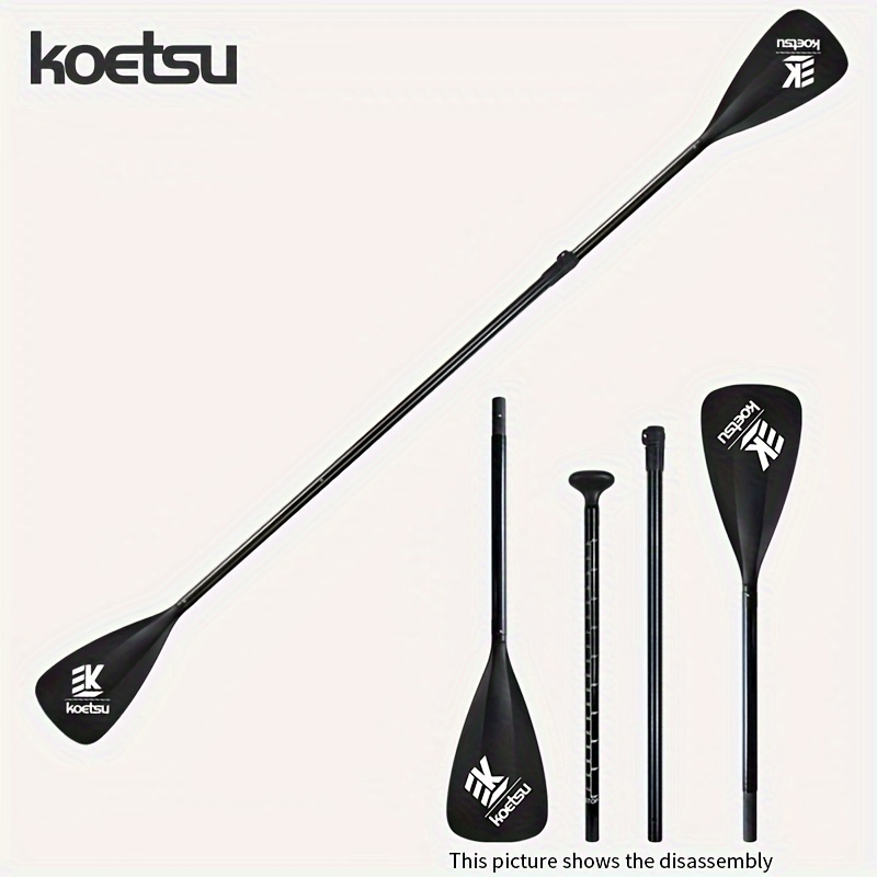 

Koetsu Sup Fiberglass 2 Way Paddle -3 Adjustable Fiberglass Paddles With Nylon Blades, Suitable For Surfing, Floating, And Water Sports