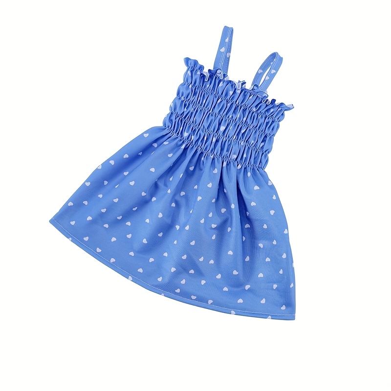 Image of Suitable For 17-18 Inch Doll Floral Dress 43-45cm Fashionable Doll Princess Dress, Playhouse Toy Cute Holiday Gift (dolls Not Included)
