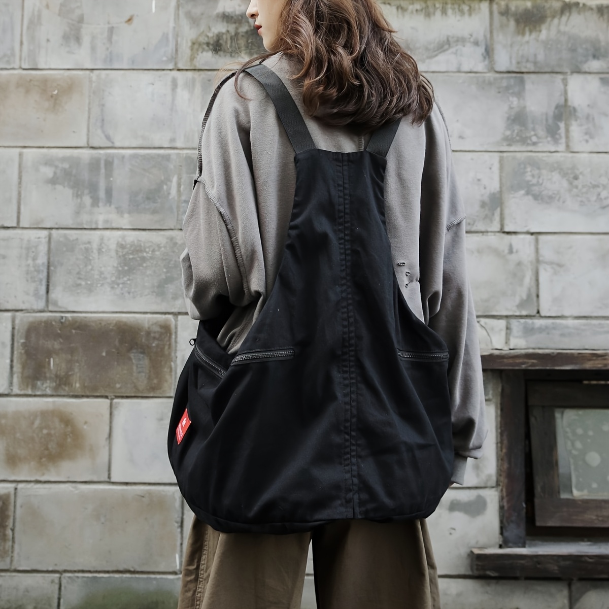 Fashionable Multifunctional Solid -Piece Chest Bag, Trendy Shoulder Bag - Bags & Luggage
