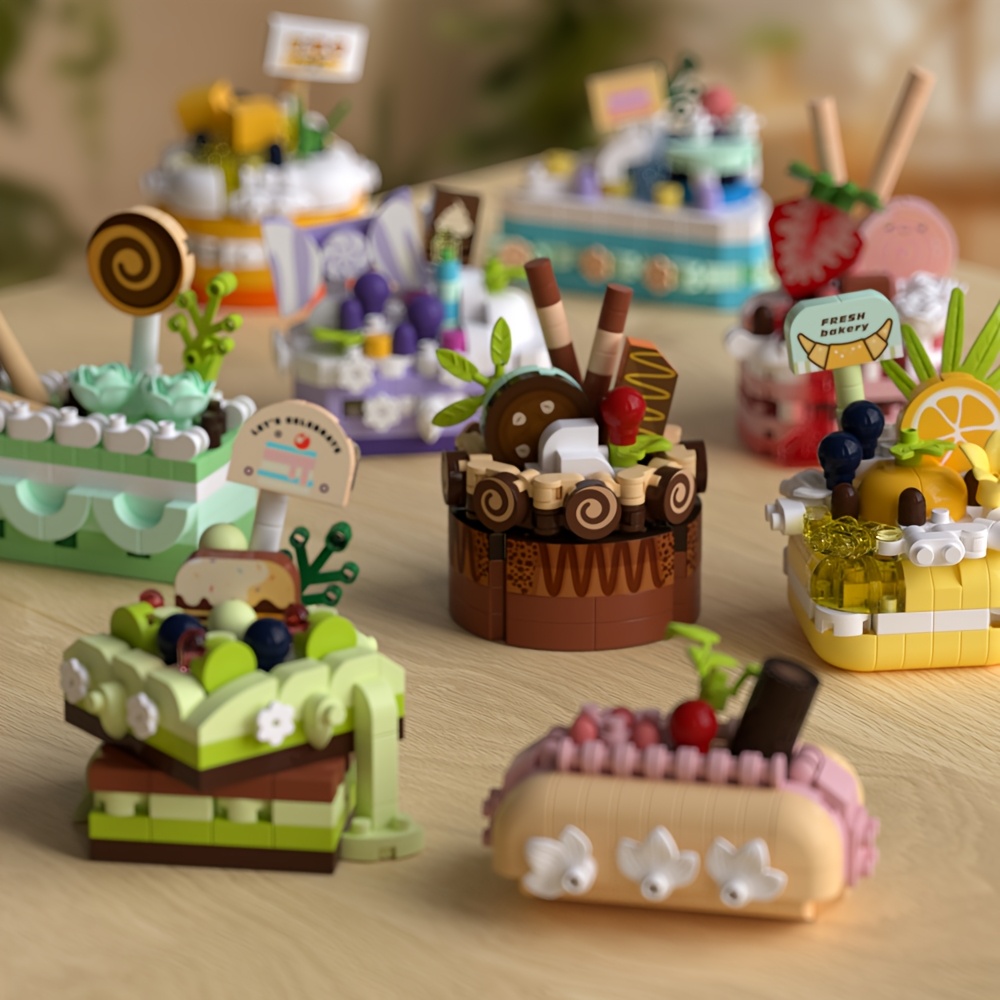 Novel Dessert Model Assembly Toys for Ages 8+