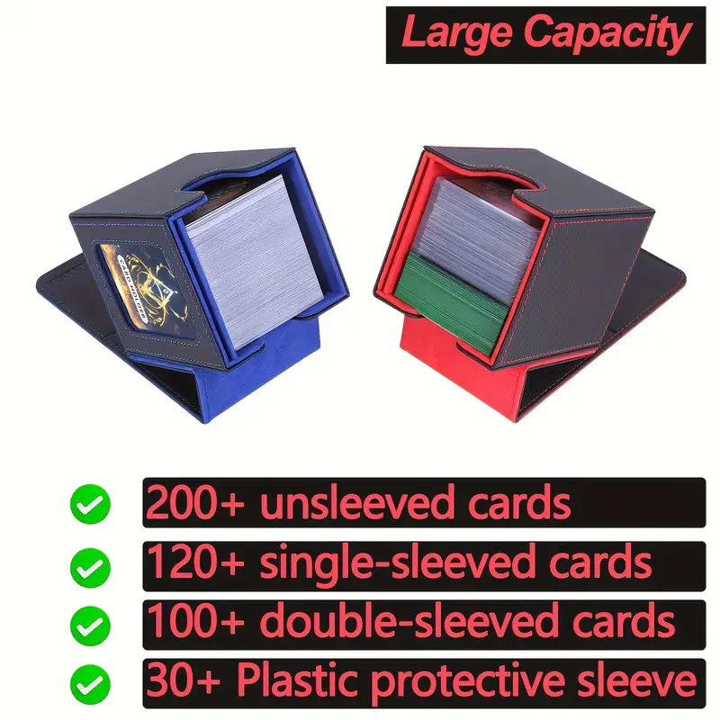 card deck box display window card deck case holds - Temu card deck box display window card deck case holds - Temu
