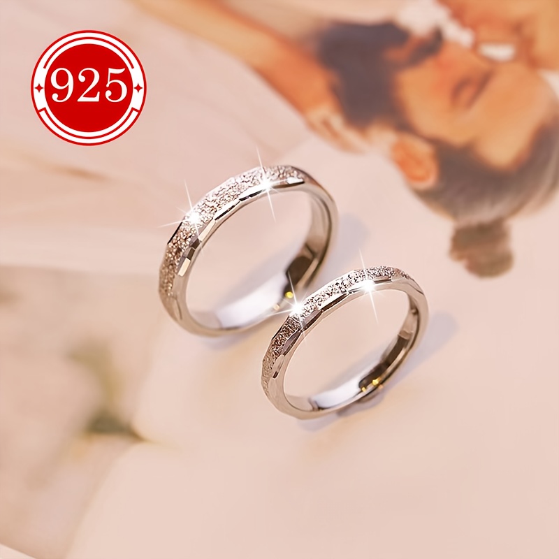 925 Sterling Silver Hypoallergenic Rings for Couples