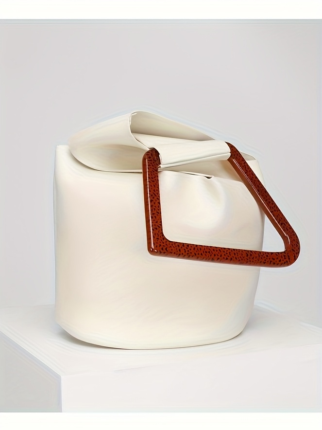 American Designer Irregular Women'S Handbag, New Summer Fashionable Bucket Bag, Women'S Fashionable And Unique Acrylic Tote Bag.