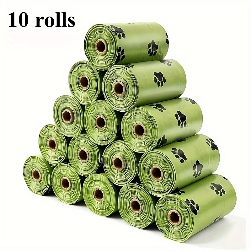 

10 Rolls/150 Lavender Scented Dog Poop Bags, Super And Leak-proof, Pet , Foldable Square Design, High-quality Dog Supplies