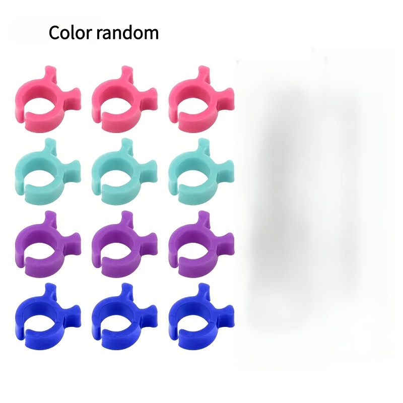 TEMU Random Color Spool Clamp Spool Protector, Suitable For All Common Spool Sizes - Thread Lock Function Helps Keep Spools Neat And