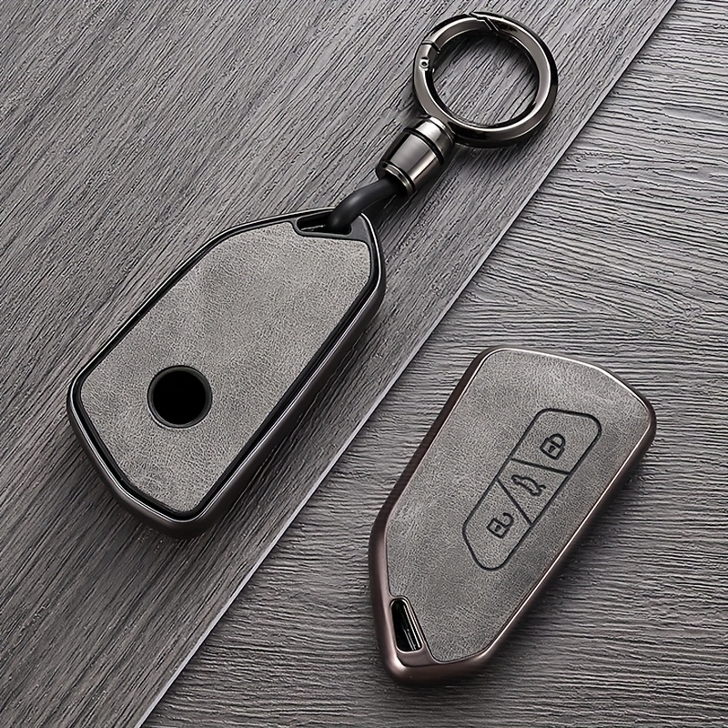 Image of Tpu Car Key Case Full Cover Shell For Vw Volkseagen Golf 8 Mk8 For Octavia Mk4 2020-2024 Key Chain