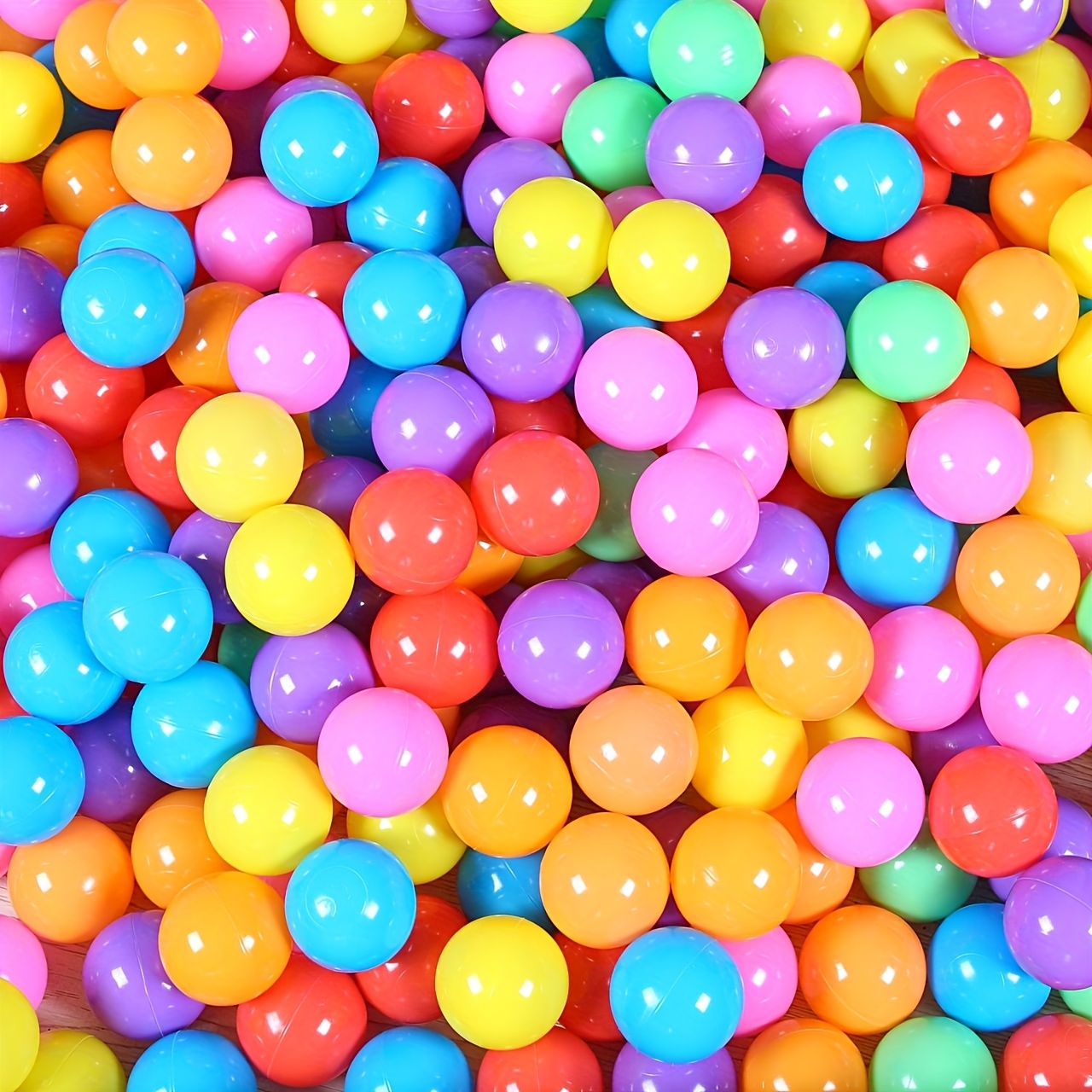 Image of 20pcs Candy Color Ocean Balls Suitable For Ball Pit Toys, Non-toxic Spheres, Outdoor Fun And , Toys