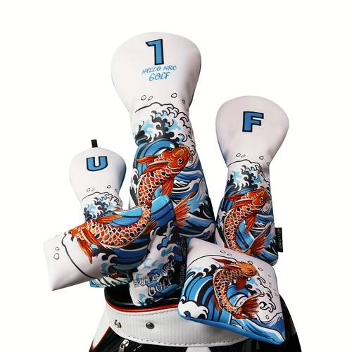 golf club head covers waterproof stretchable golf headcovers for driver putter protection for golf clubs golf gift