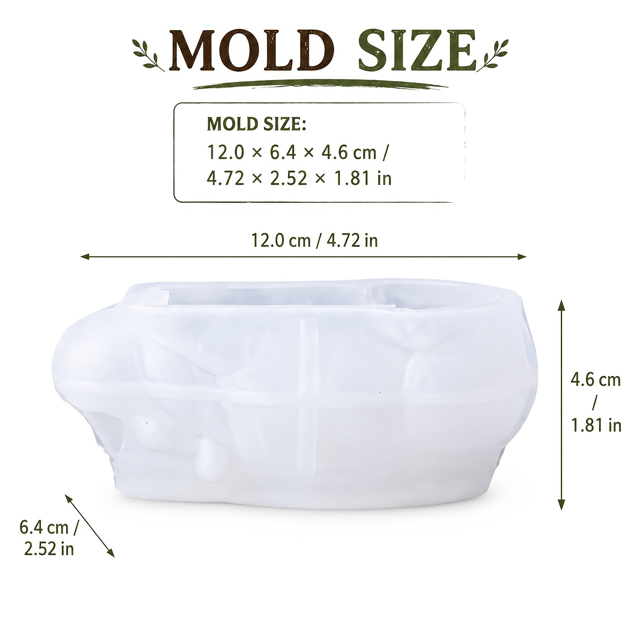 TEMU Molde de silicona con forma de hipopótamo para resina y cemento - 3D DIY, portavelas, para suculentas con base de hipopótamo, para manualidades