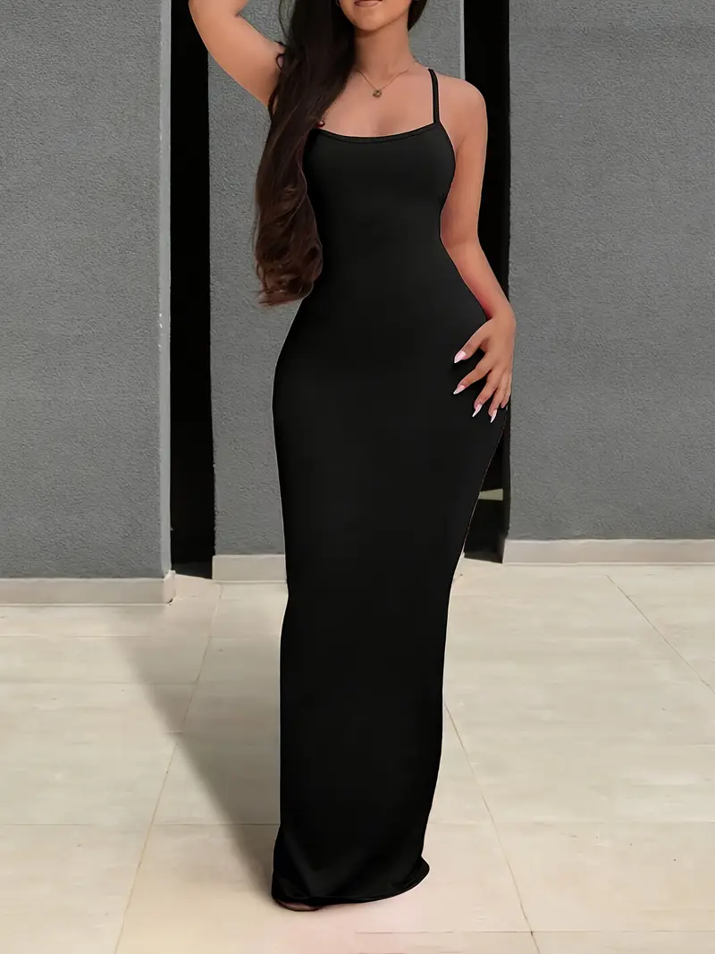 womens solid color spaghetti strap backless sleeveless black - Temu Mauritius womens solid color spaghetti strap backless sleeveless black - Temu Mauritius