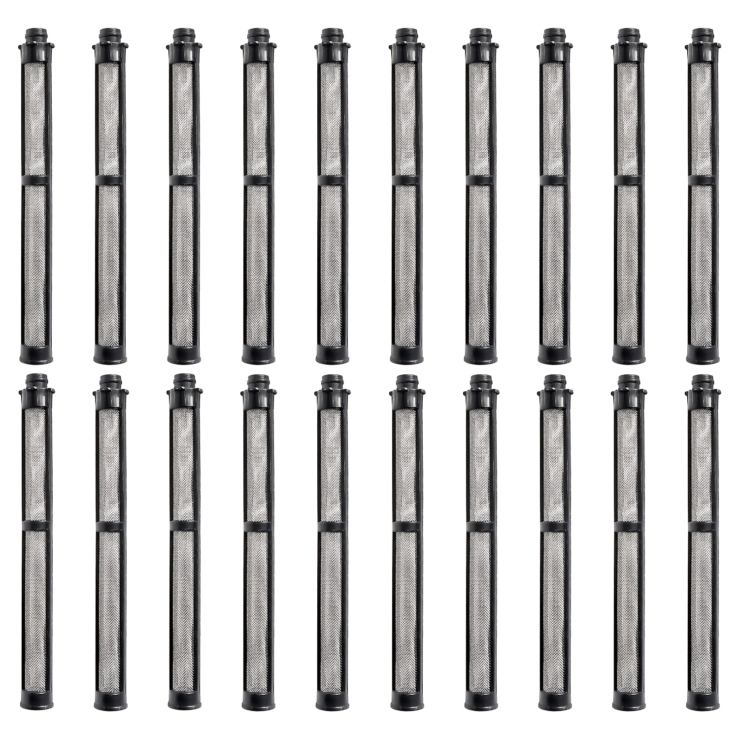 TEMU 20pcs Airless Spray Gun Filters Stainless Steel Compatible With Graco Spray Gun Repair Replcement And Latex 60 Mesh
