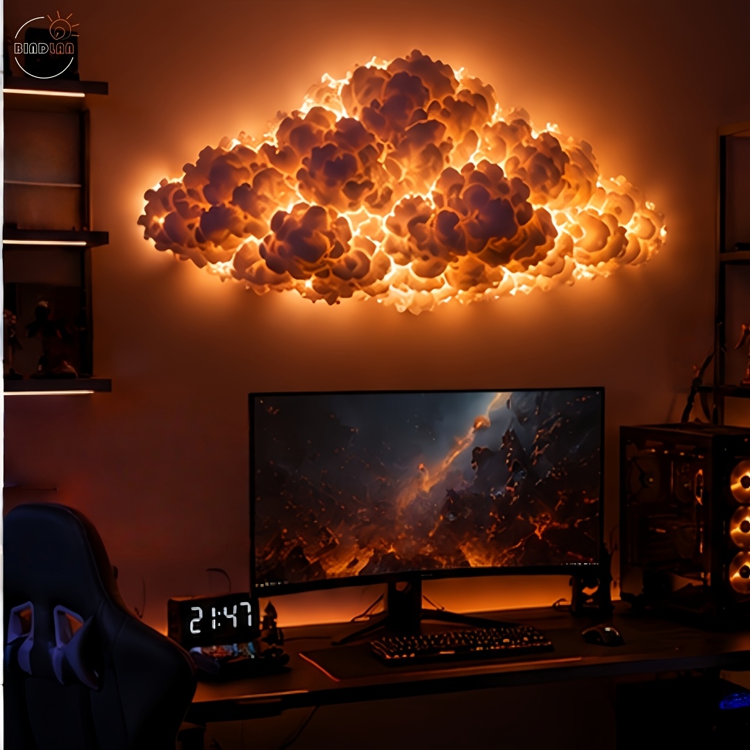 RGB Music Sync Smart LED Cloud Light, USB Powered