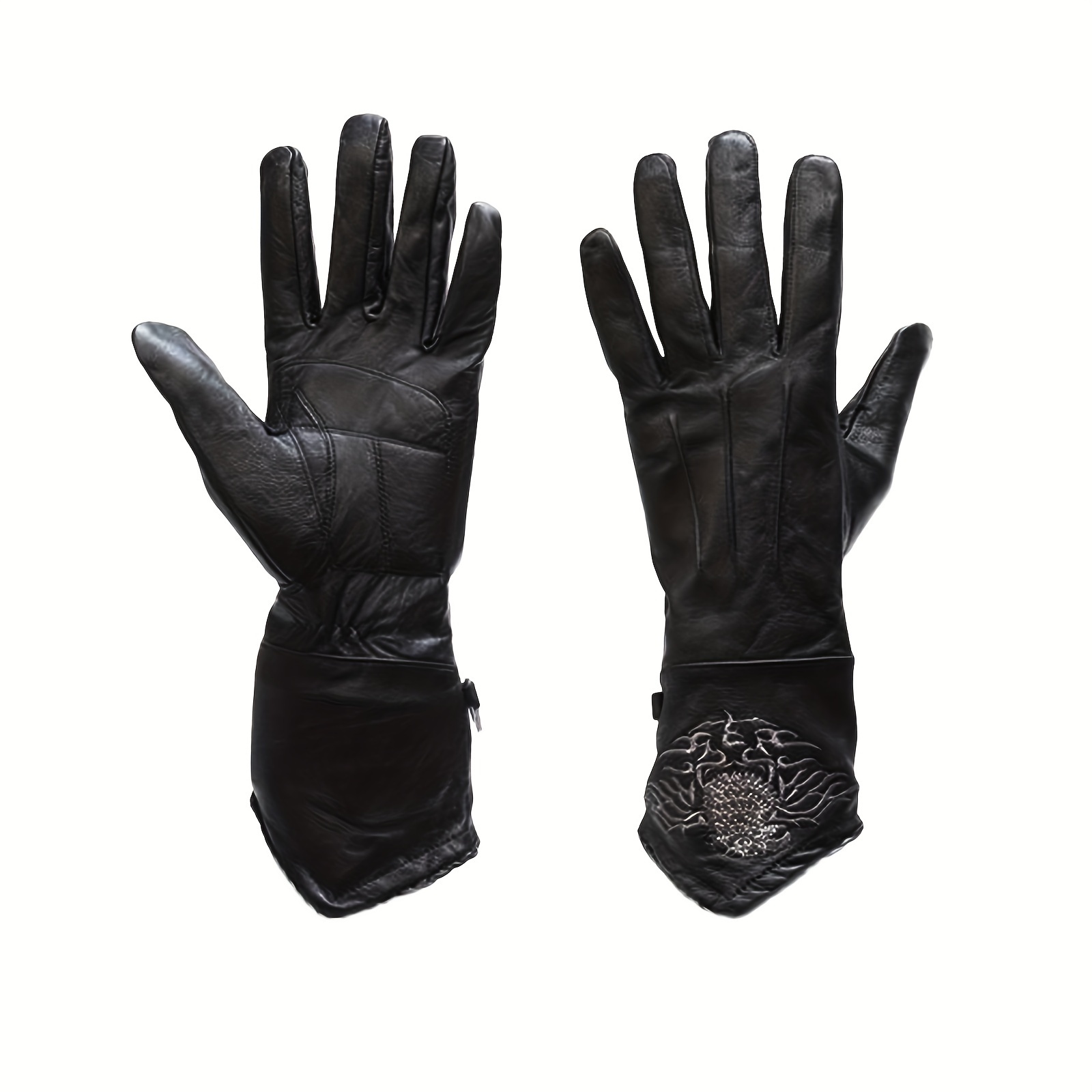 

Riding Gloves W/ Eagle For Women Bikers, / Gloves In For Motorbike, Cycling, Driving,