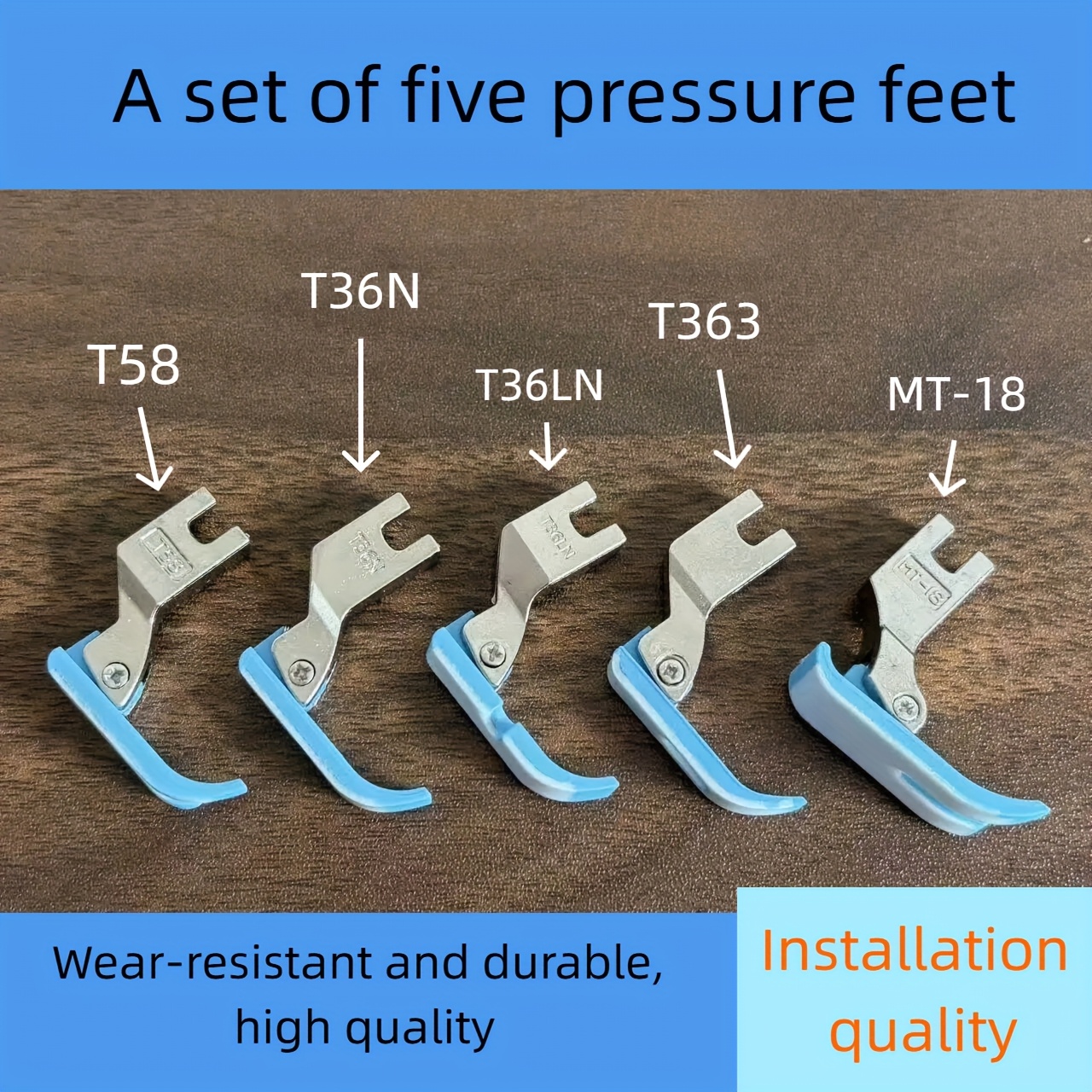 TEMU T36LN, T36N, T363, , T58 piedini in plastica per pressa - set di