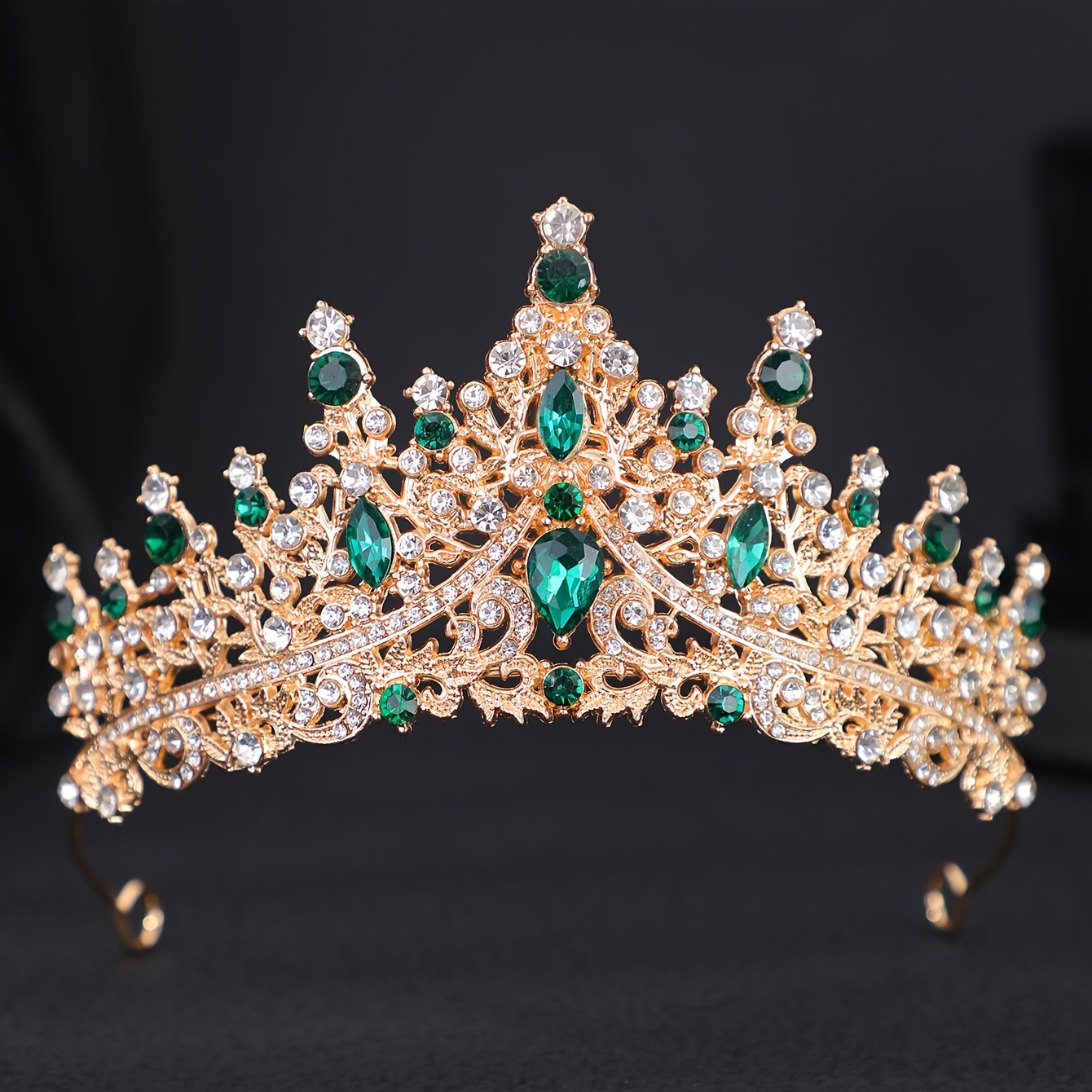TEMU 1pc Princess Crown, Elegant Bridal Headpiece, Suitable For Weddings, Bridesmaids, Birthday Parties, Courtly Style Dressing, Wedding Photography,