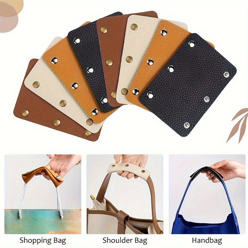 

2pcs Of Pu Synthetic Bag Handle Protection Sleeves To Prevent , Shoulder Strap Protective Cover For Damaged Bag Straps.