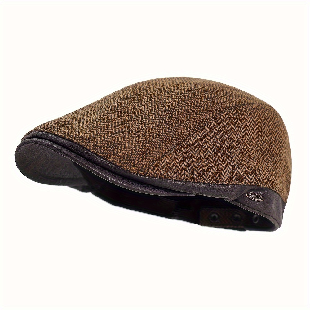 Beret Winter Cap For Men Men's Wool Blend Classic Beret Fall