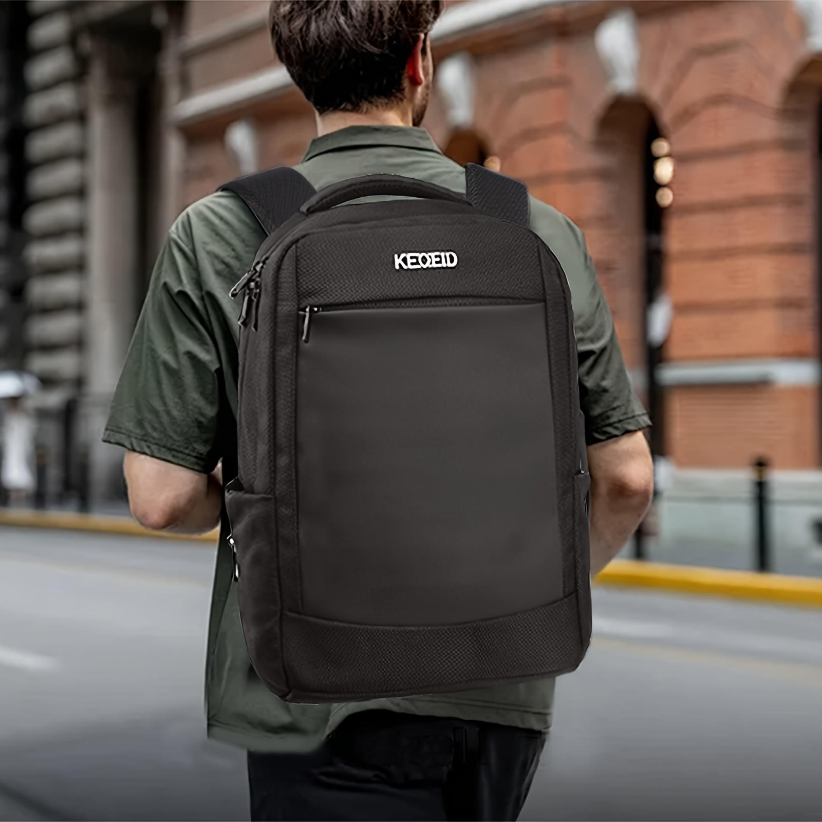 business laptop backpack 15 6 inch travel laptop bag - Temu